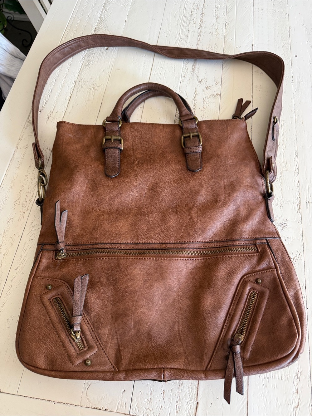 Vintage Aldo Brown  Messenger Bag - Classic Carry